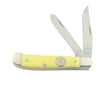 Bear & Sons Cutlery 3 1/2" Yellow Delrin Mini Trapper