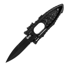 Schrade Viper Side Assisted Opening, Bayonet Blade, Black Blade, Plain Edge Pocket Knife