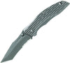 Schrade SCH603Ti Frame Lock Folding Knife Partially Serrated Folder