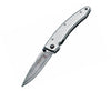 Mcusta Small Nami Single Blade Frame Lock Folding Knife. 2.875" Damascus Blade